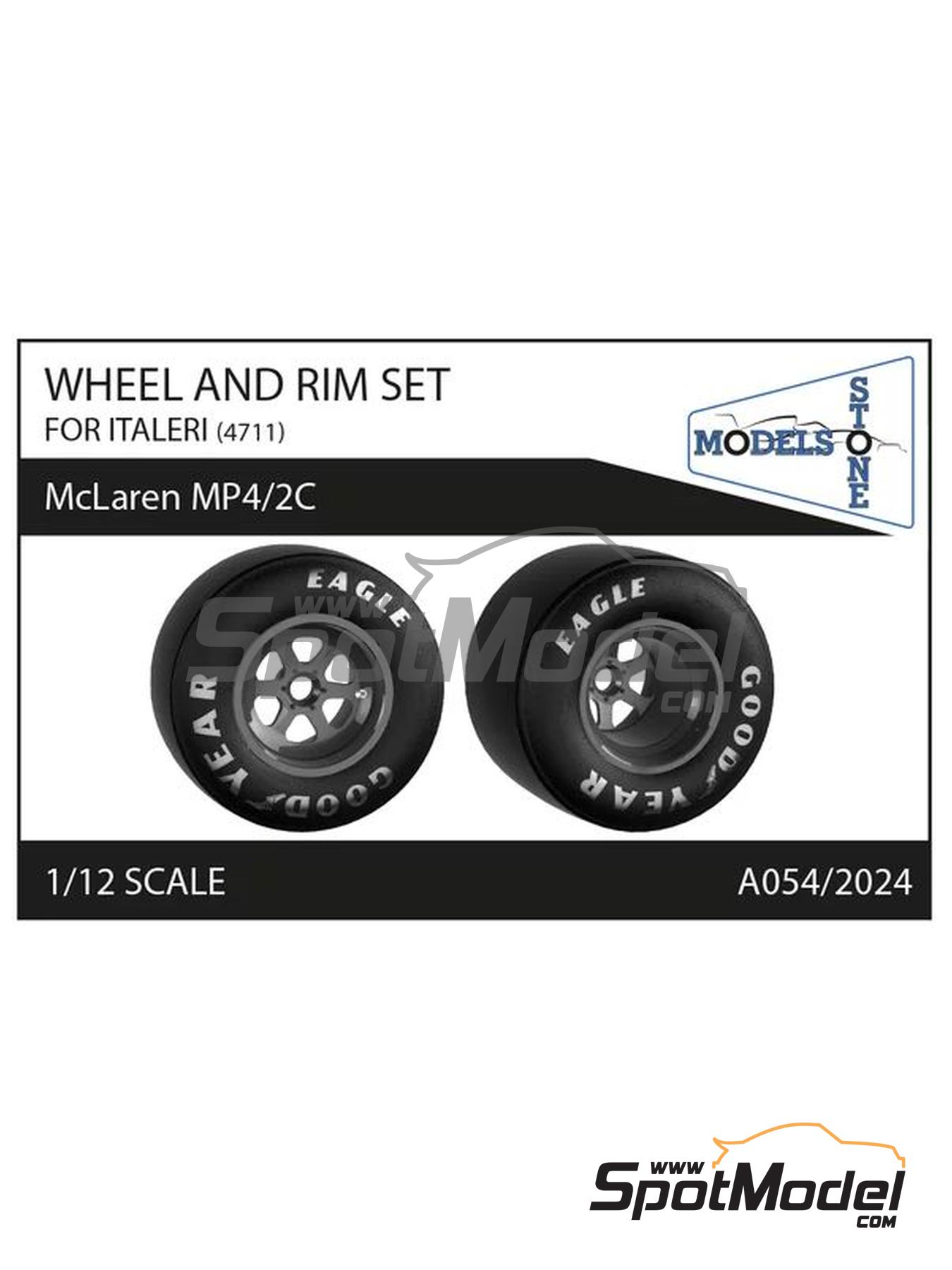 Stone Models A054/2024: Rims and tyres set 1/12 scale - McLaren